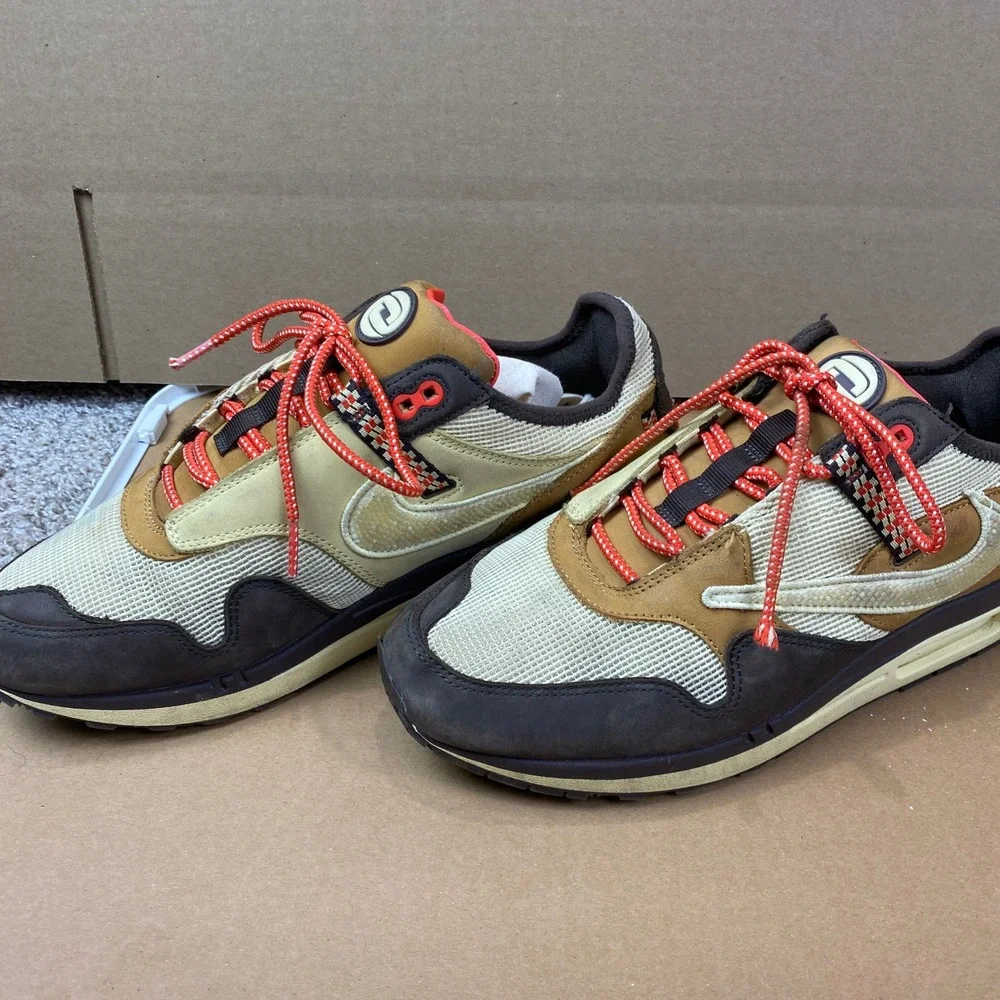 Nike Air Max 1 Travis Scott Cactus Jack Baroque Brown Mens 11 DO9392-200 NO BOX